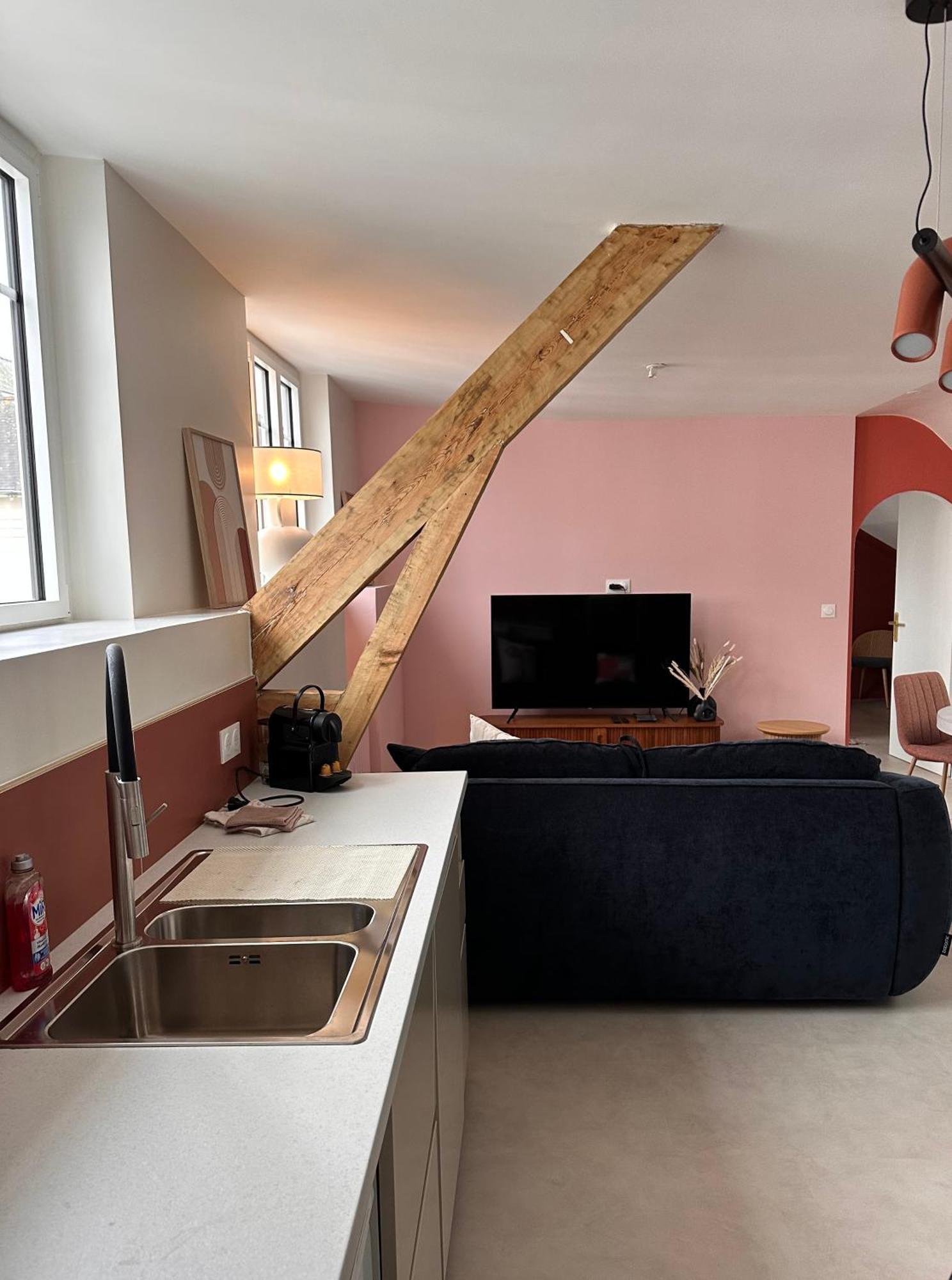Grand Appartement Ultra Moderne Plein Centre, Plage A Pieds, Avec Parking Concarneau Exterior photo